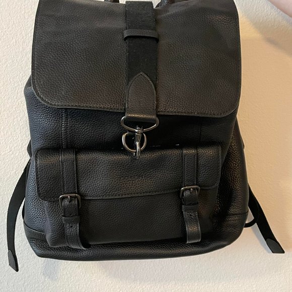 **Like New** Mens Black Coach Bleeker Backpack - Picture 4 of 5